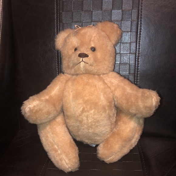 Bearly There Linda Spiegel Artist Bear Jointed Suede Hump Back Teddy Bear CUTE - Picture 6 of 6